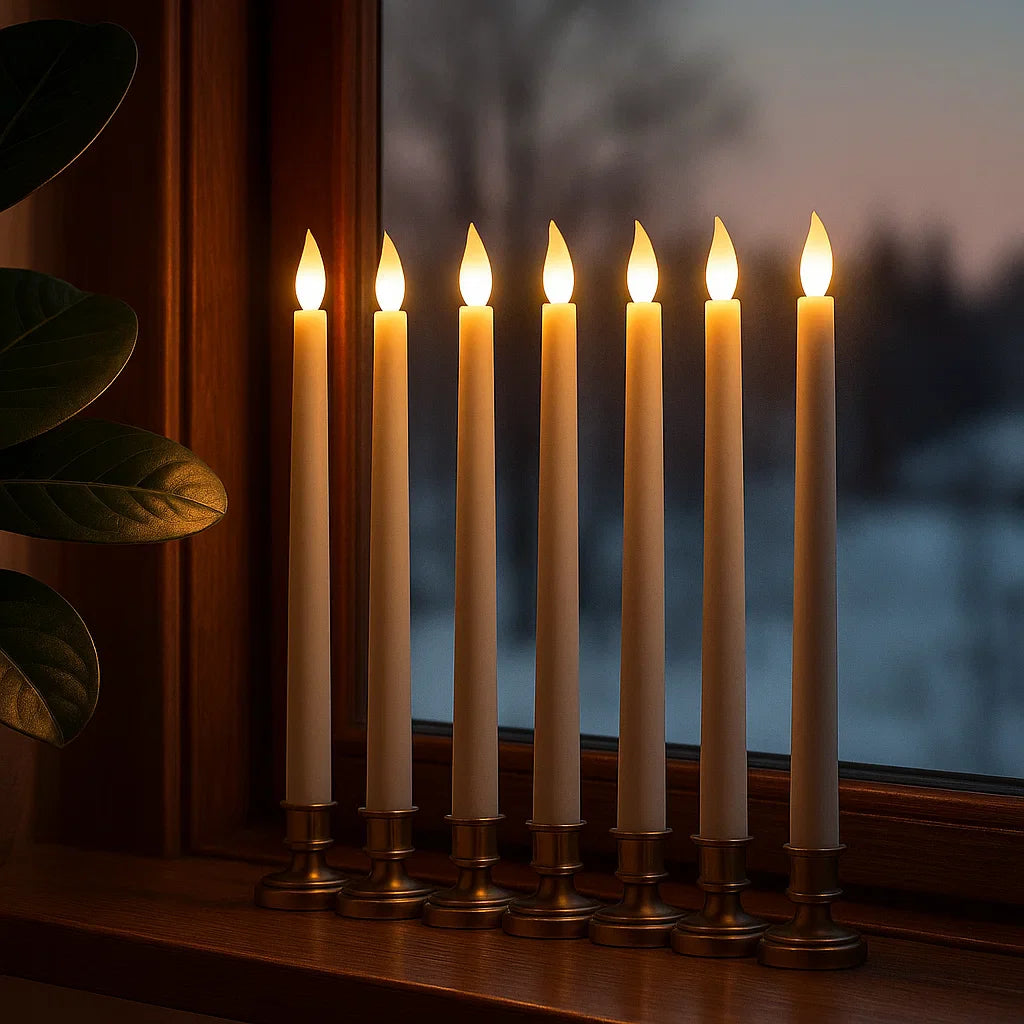 EvigFlamma™ | Levande låga utan brandrisk. Flammande LED-ljus som skapar magi varje kväll.