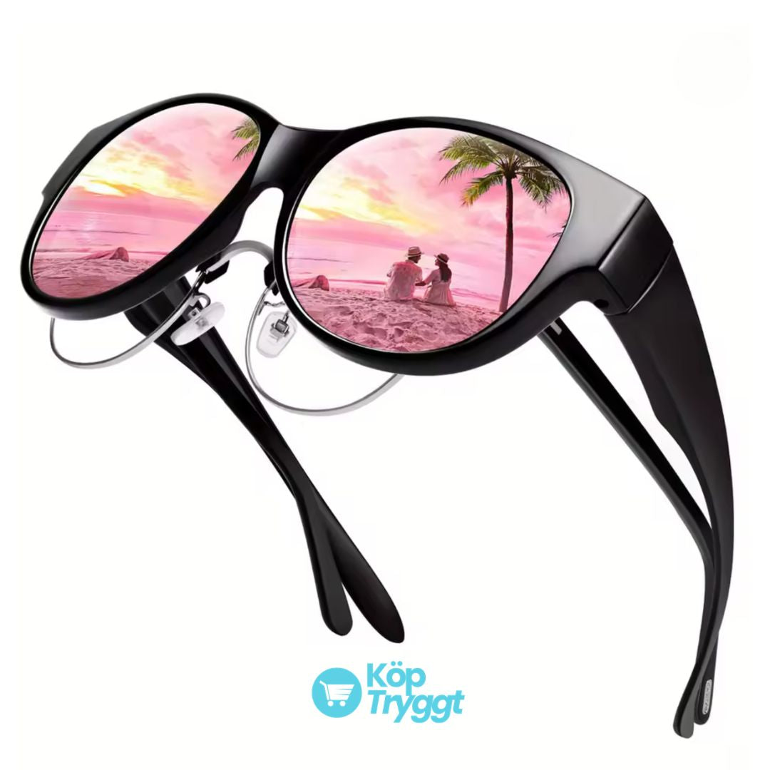 Aurora Optik™ | Solglasögon du bara sätter över dina glasögon – 1+1 gratis