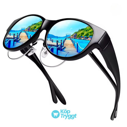 Aurora Optik™ | Solglasögon du bara sätter över dina glasögon – 1+1 gratis