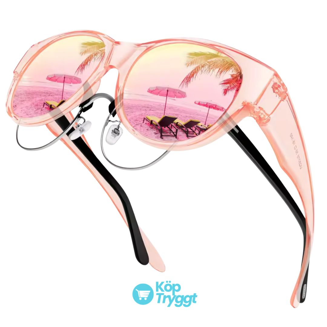 Aurora Optik™ | Solglasögon du bara sätter över dina glasögon – 1+1 gratis