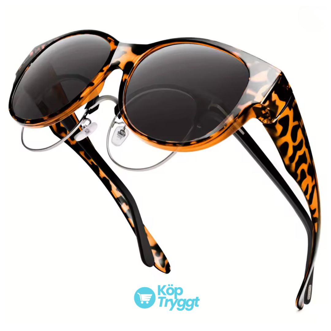Aurora Optik™ | Solglasögon du bara sätter över dina glasögon – 1+1 gratis