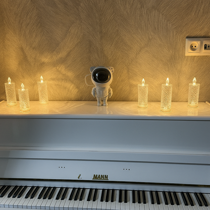 GlödKristall™ | 4-pack skimrande ljus som värmer varje kväll ✨