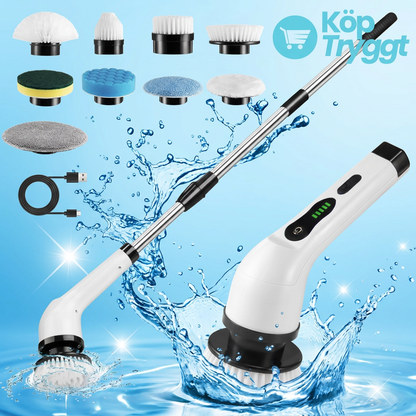 Skura™ – 9-i-1 Elektrisk Rengöringsborste