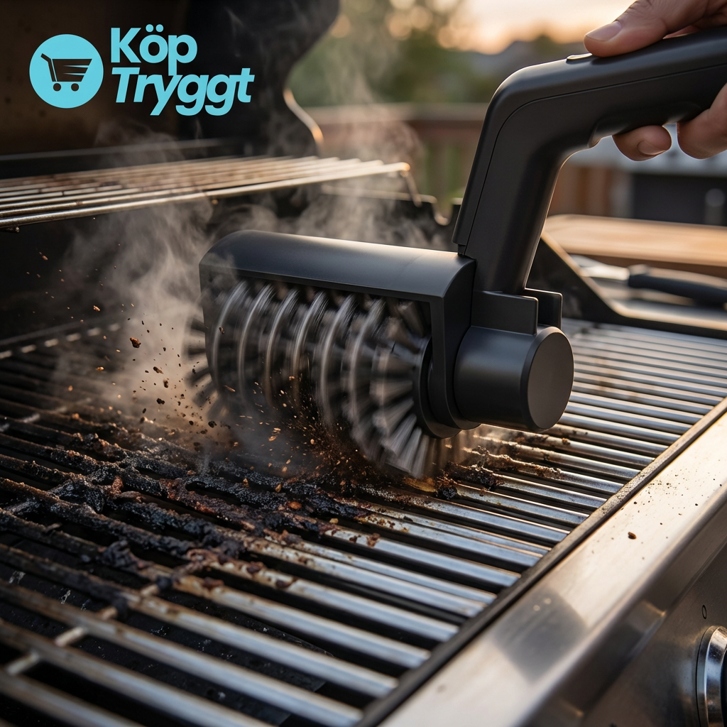 GrillBorste Pro™ | Elektrisk Grillrengörare med Kraftfull Motor