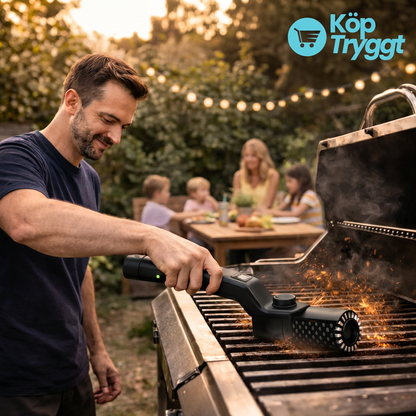 GrillBorste Pro™ | Elektrisk Grillrengörare med Kraftfull Motor