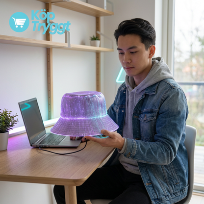 GlowVibe™ – Lysande Fiskarhatt