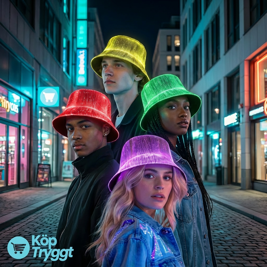 GlowVibe™ – Lysande Fiskarhatt