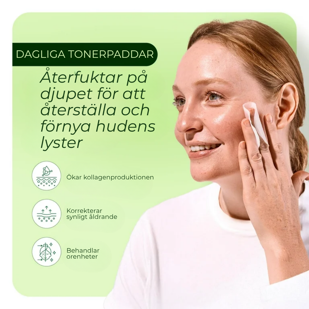 LysaSkin Essence Pads – För en klar, glasliknande hy | Avancerad koreansk formula – för en strålande och jämn hud på bara några veckor