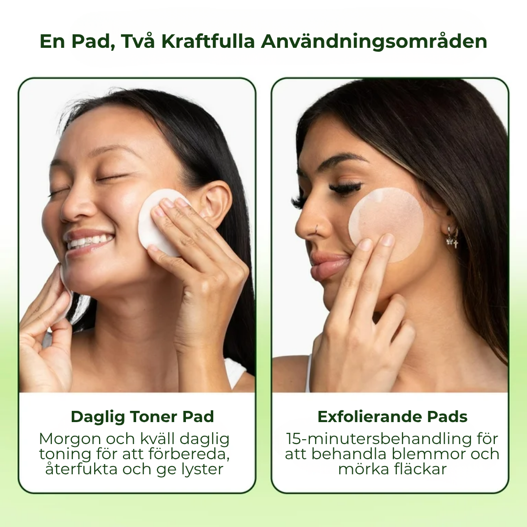 LysaSkin Essence Pads – För en klar, glasliknande hy | Avancerad koreansk formula – för en strålande och jämn hud på bara några veckor