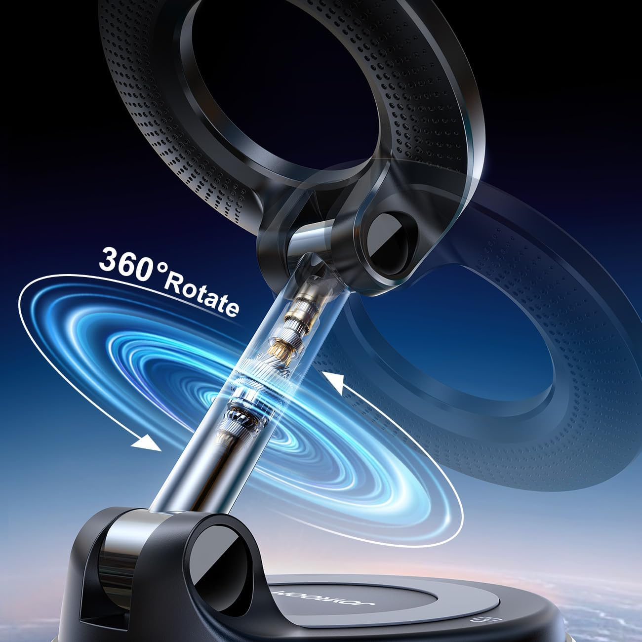 FlexiMag 360° Mobilhållare – Roterbar, vikbar, justerbar universell magnetisk telefonhållare