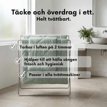 SovLätt® Täcke | Det snabbtorkande allt-i-ett-täcket – utan behov av påslakan