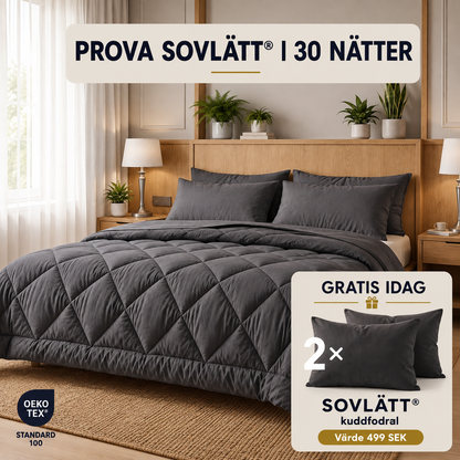 SovLätt® Täcke | Det snabbtorkande allt-i-ett-täcket – utan behov av påslakan