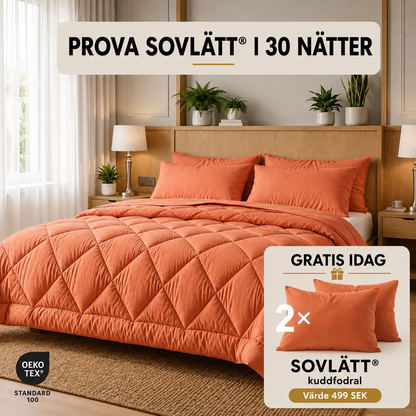 SovLätt® Täcke | Det snabbtorkande allt-i-ett-täcket – utan behov av påslakan