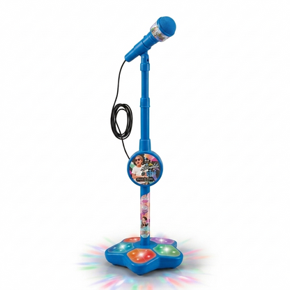 StjärnMic™ Karaoke 🎤✨ - Karaokemikrofon med ljus och stativ för barn