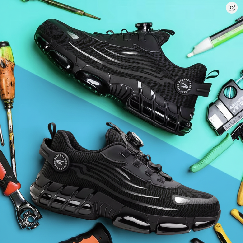 NordGuard™ TitanAir 4S – Ultralätta arbetsskor med stålhätta & rotationsspänne