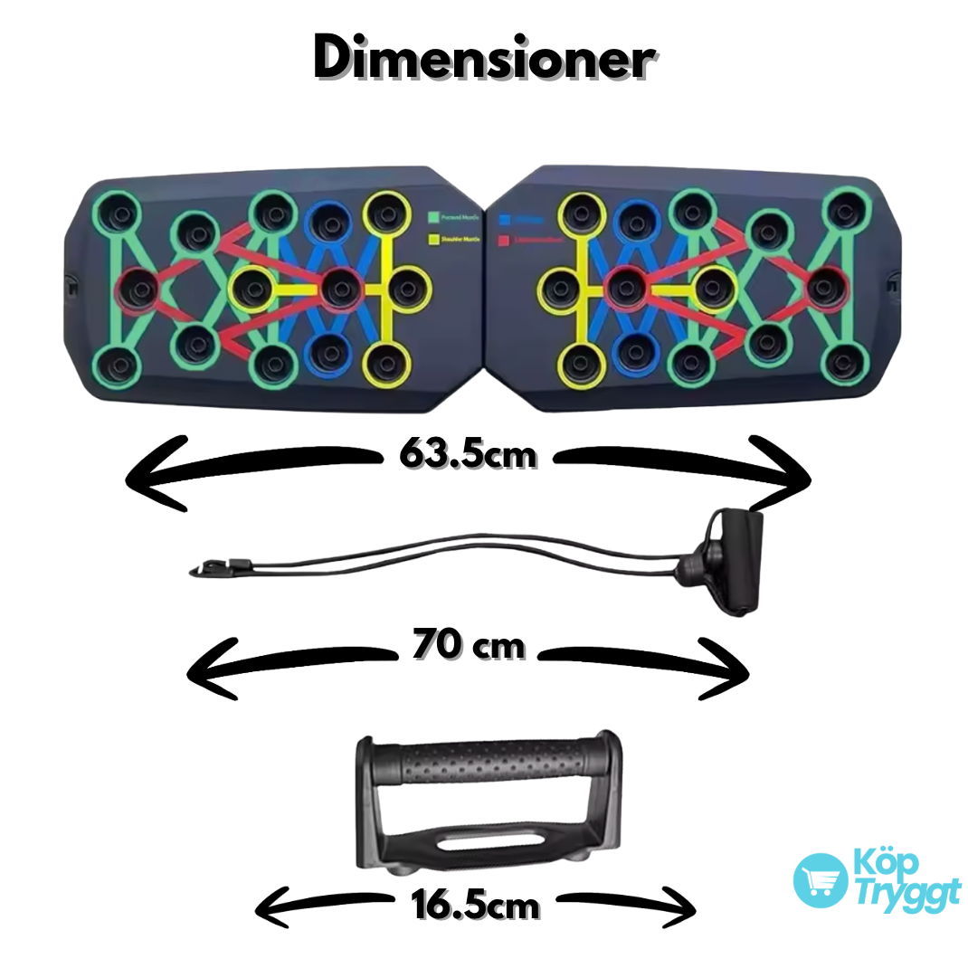 KraftBräda™ | Ditt kompletta hemmagym på bara några minuter om dagen