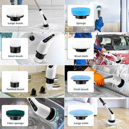 Skura™ – 9-i-1 Elektrisk Rengöringsborste