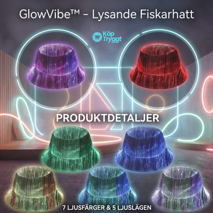 GlowVibe™ – Lysande Fiskarhatt
