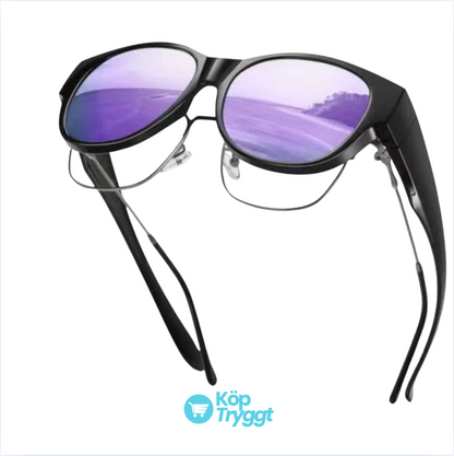 Aurora Optik™ | Solglasögon du bara sätter över dina glasögon – 1+1 gratis