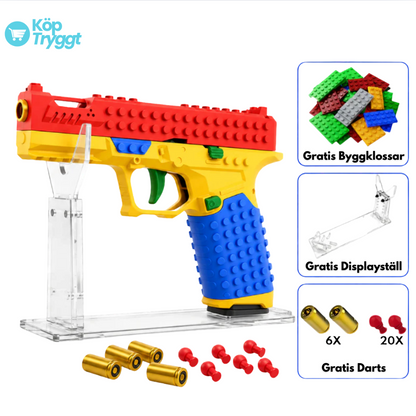 KlossBlix™ Skjutset – Bygg, ladda & skjut – actionfyllt byggset