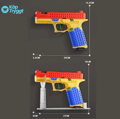KlossBlix™ Skjutset – Bygg, ladda & skjut – actionfyllt byggset