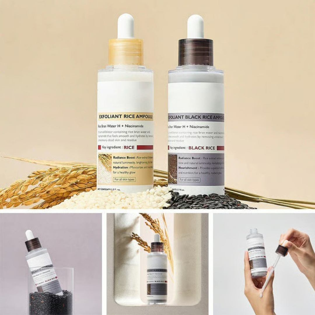 Exfolierande Duo 1+1 GRATIS | Skonsam Ampull för Strålande och Mjuk Hud