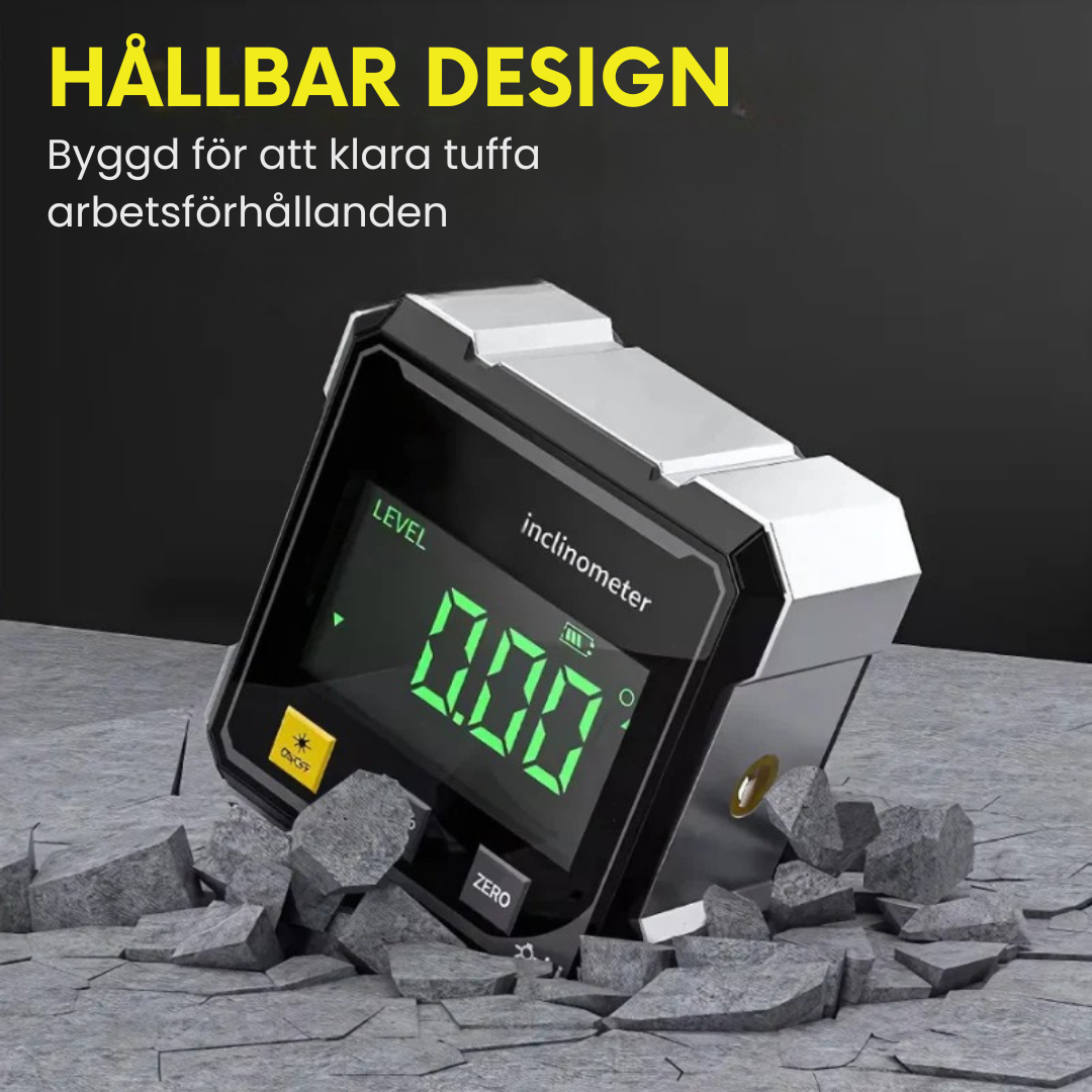 DigiVinkel™ – Digital Magnetisk Vinkelmätare i Aluminium