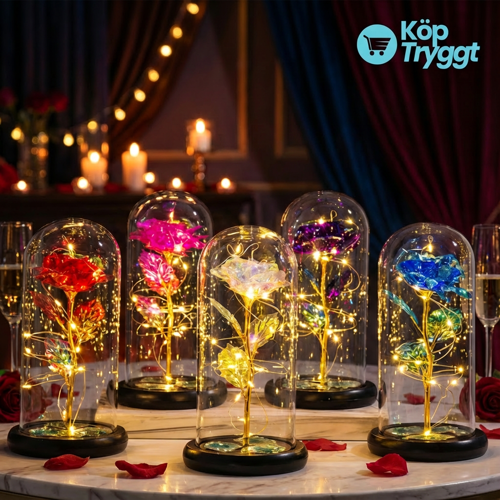 KärleksRos™ – Rosen som lyser för evigt